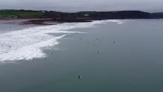 Widemouth Bay - Drone Flyover