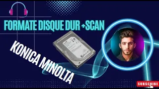 formate disque dur konica minolta+scan