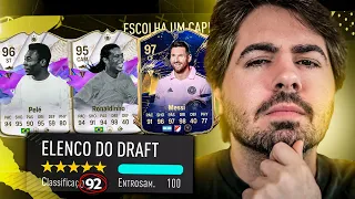 NOVO RONALDINHO GAUCHO 95 MAAAS QUEM APARECEU FOI MESSI TOTY NO DRAFT 92 DE CLASSIFICACÃO!