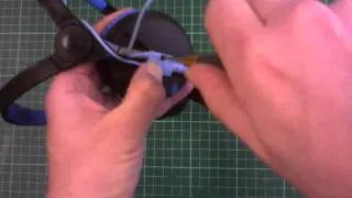 How to replace the cable on a pair of Sennheiser HD-25 headphones