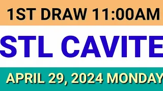 STL - CAVITE April 29, 2024 1ST DRAW RESULT