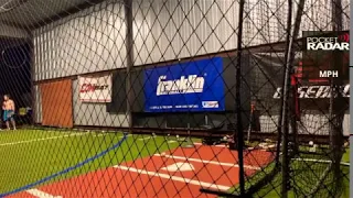 9 year old throwing a baseball 67 mph