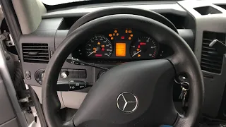 Cold Start Mercedes Sprinter 313 CDi 2.2d