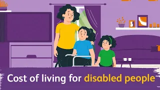 The difference in cost of living for disabled people