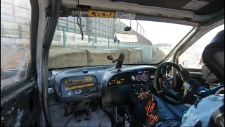 ランエボ 筑波サーキット TC2000クラッシュ