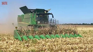 Riding with Matt: John Deere S790 Combine Harvesting Corn