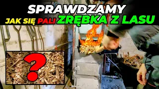 🔥 Jak sie pali zrębka z lasu.🌲Testujemy❗💪