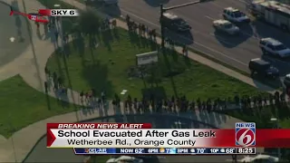 School evacuated over gas leak