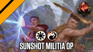 Sunshot Militia Overperforms in Boros Aggro - LCI Premier Drafts | MTG Arena
