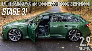 STAGE3! AUDI RS4 AVANT B9 660HP - ONE OF THE WORLDS FASTEST RS4 B9s! Crazy Accelerations & Sounds