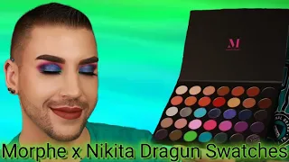 Morphe x Nikita Dragun Eyeshadow Swatches