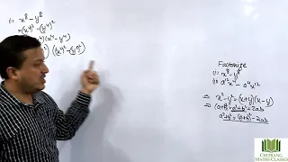 Class 9- Factorization of A.E- RD SHARMA-Ex5.1- Example 8 Factorize- x^8 - y^8 and a^12x^4-a^4x^12