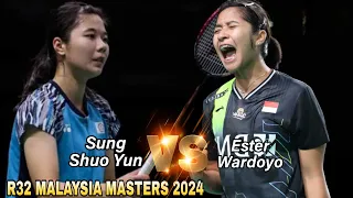 Ester Nurumi Tri Wardoyo vs Sung Shuo Yun || R32 Malaysia Masters 2024