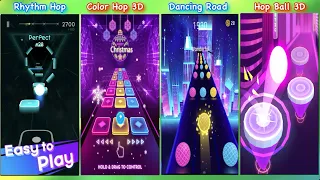 Dancing Road VS Hop ball 3D VS Color Hop 3D VS Rhythm Hop Faded | Bad Romance | Closer | The Calling