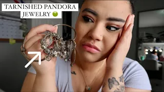 Cleaning My EXTREMELY TARNISHED Pandora Jewelry At Home