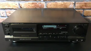 Technics RS-B655 Stereo Cassette Deck - Quick Direct Audio Test - Radiohead