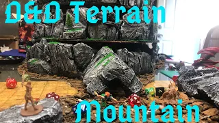 D&D Terrain Crafting A Mountain