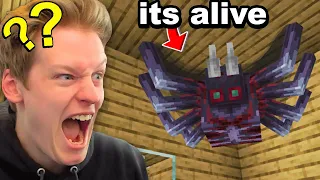 Fooling my Friend with a HORROR WORLD in Minecraft...