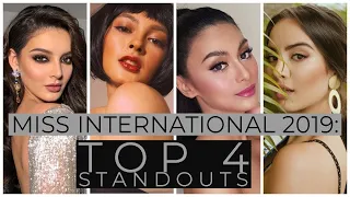 MISS INTERNATIONAL 2019 TOP 4 STANDOUTS