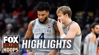 Mac McClung lifts Georgetown past rival Syracuse w/26 pt performance | FOX COLLEGE HOOPS HIGHLIGHTS