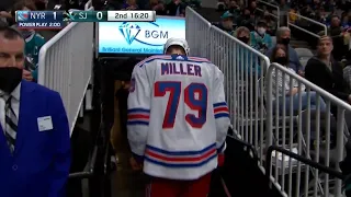 K'Andre Miller leaves game after awkward hit