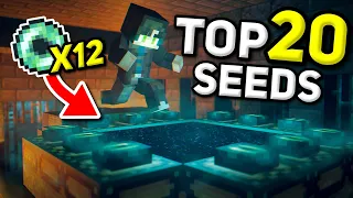 TOP 20 BEST NEW SEEDS For SPEEDRUNNING in MINECRAFT 1.18! (Bedrock)