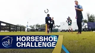 Horseshoe Challenge with the Catering team  | FEI World Equestrian Games 2018