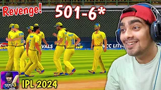 REVENGE! CSK *501-6* Vs PBKS WCC3 IPL 2024