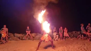 Fijian Fire Dance at Club Wyndham Denarau