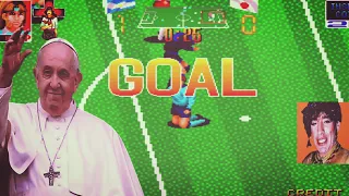 hat trick hero/football champ(arcade), repaso, review  de este  gran juego de futbol de los 90