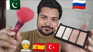 ASMR in Russian 🇷🇺 Spanish 🇪🇸 Turkish 🇹🇷 Urdu 🇵🇰 Punjabi [ 5 Different Language Roleplay  ]