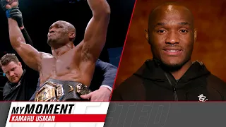 Kamaru Usman Looks Back at Title-Winning Performance Against Tyron Woodley