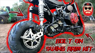 Mega Moto 80cc Bolt On Swing Arm Kit