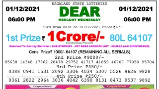 NAGALAND STATE LOTTERY 08:00 PM 30/11/2021 LOTTERY SAMBAD RESULT #LOTTERYSAMBADLIVE #LOTTERYLIVE