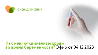 Как меняются анализы крови во время беременности? Эфир от 04.12.2023