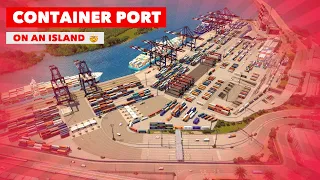 Building a Container Port on an island in Cities: Skylines