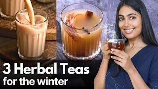 3 हर्बल चाय रेसिपी - अच्छी स्वास्थ्य के लिए | 3 Herbal Tea Recipes for Morning or Evening