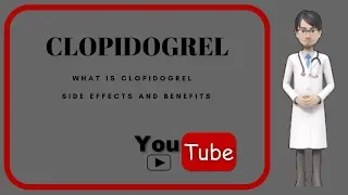 💊What is CLOPIDOGREL?. Side effects, uses, moa and benefits of Clopidogrel 75 mg (Plavix)