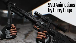 SVU Animation Set In-game Showcase For S.T.A.L.K.E.R: Anomaly