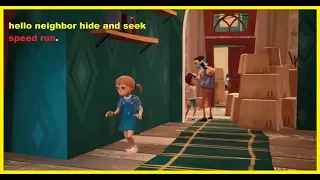 Hello Neighbor Hide And Seek speed run || full gameplay