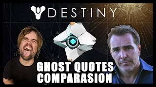 Destiny memorable Ghost Quotes PETER DINKLAGE VS NOLAN NORTH COMPARASION