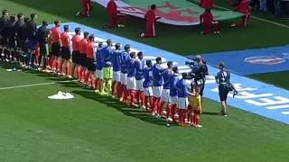 16/06/16 - UEFA Euro 2016 - England 2-1 Wales - God Save The Queen (1080p HD)