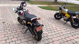 2022 Honda GROM and 2022 Honda MONKEY