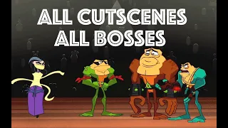 BattleToads 2020 | All Cutscenes & Bosses