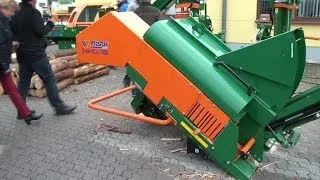 Posch Smart Cut 700 automatische Brennholzsäge mit Förderband, automatic firewood saw with conveyor