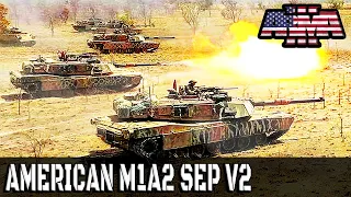 US Army M1A2 SEP v2 Tank Destroys Chinese Tank Battalion! | ArmA 3 - WW3 MilSim