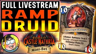 ⭐ Ramp Druid! Murder at Castle Nathria - Hearthstone