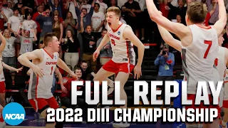 Carthage vs. Springfield: 2022 DIII men's volleyball national championship | FULL REPLAY