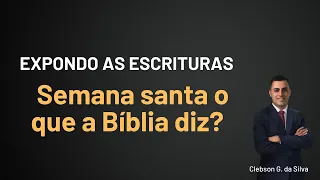 Semana santa oque a Bíblia fala a respeito disso ??? 7 dias santo e o resto do ano 358 dias ???