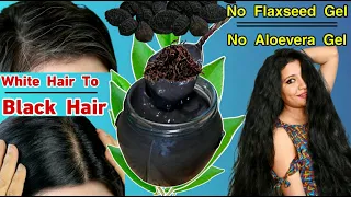 No Flaxseed Gel,No AloeVera Gel:Use 3 Types Of Gels To Reverse Hair Greying & Turn White Hairs Black